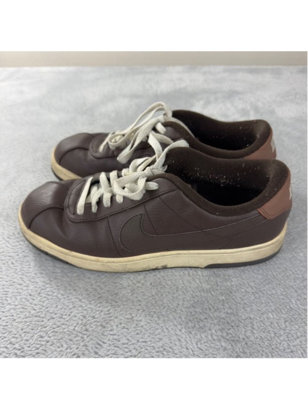 Nike Men Sz 9 US/8 UK/42.5 EU Air Force 1 07’ Brown Leather Sneakers 315807-221 - Picture 11 of 15